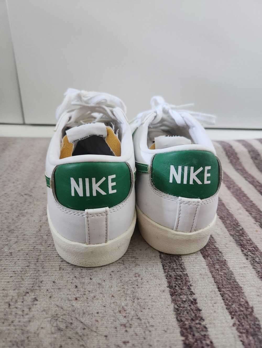 Nike Blazer Low 77 Vintage White Pine Green Size UK 7 EUR 41 US 8 - Picture 5 of 6